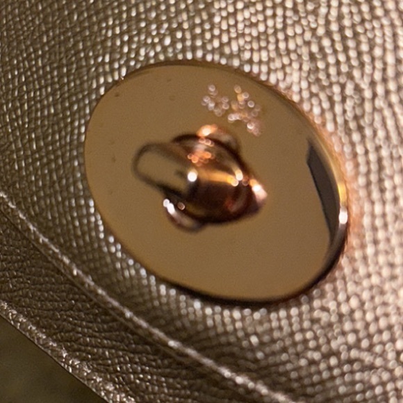 Coach Metallic Leather Chain Wallet - Picture 9 of 9